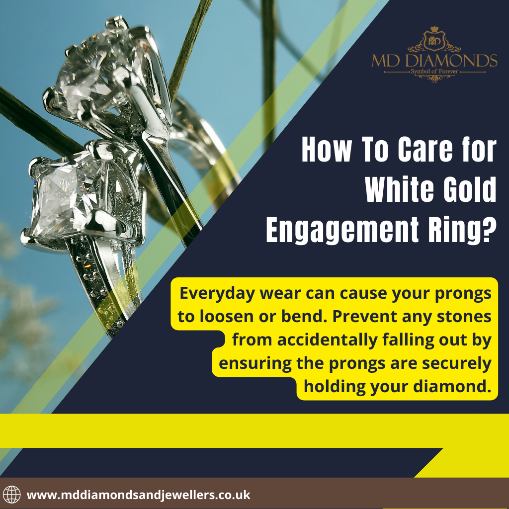 Vital Tips to Preserve the Shine of Your White Gold Engagement Rings