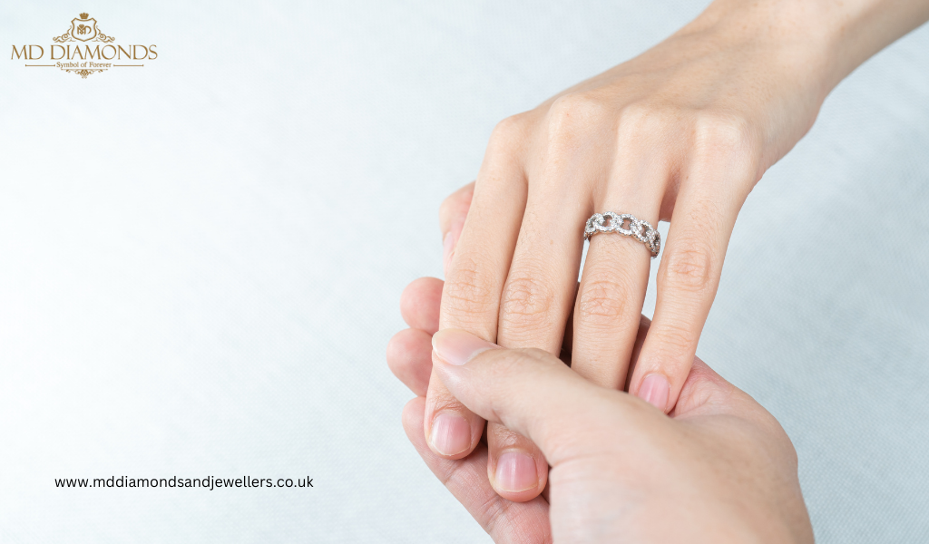 The Significance of Diamond Ring Bands in Engagement and Wedding Traditions