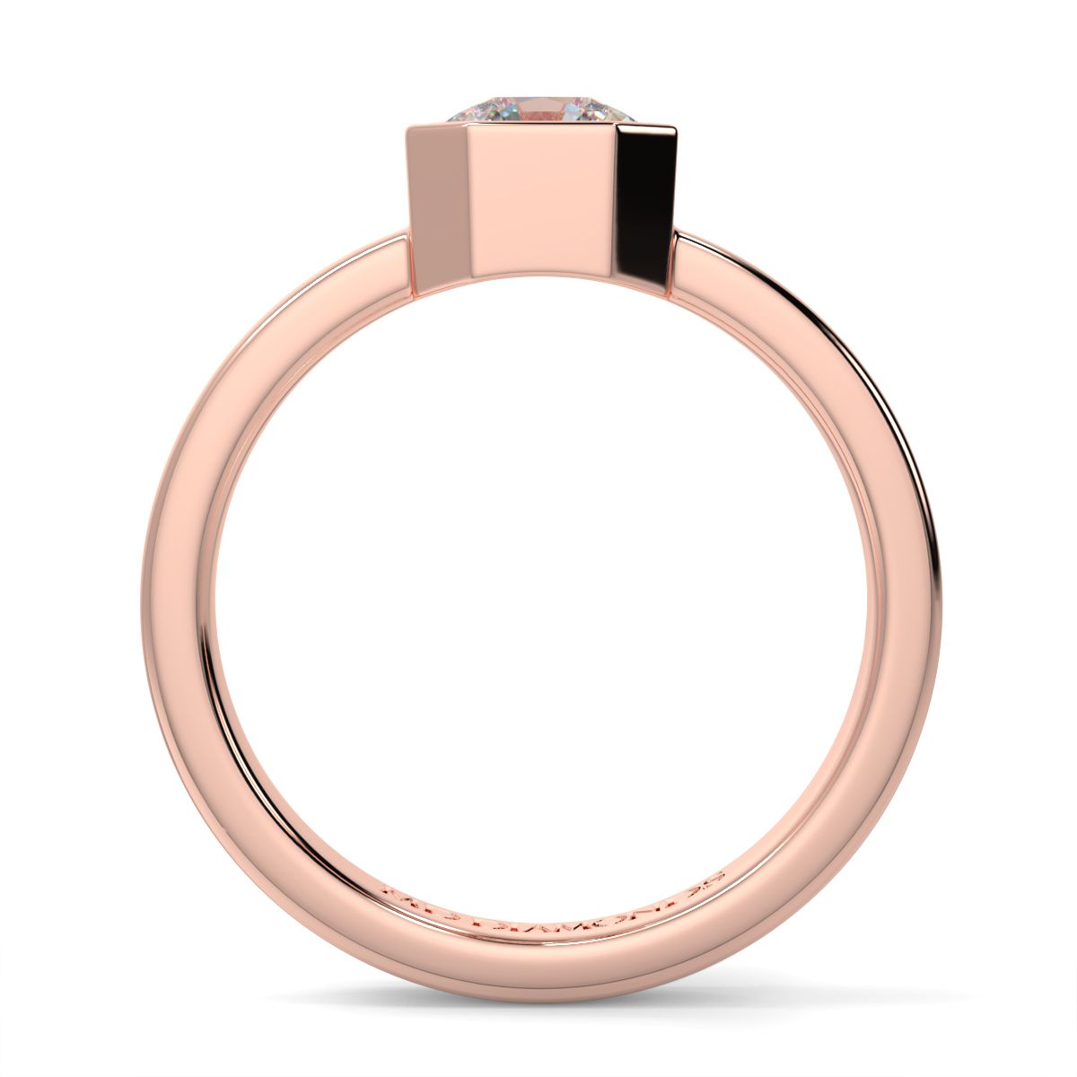 Assher Soliraire Rubover Ring