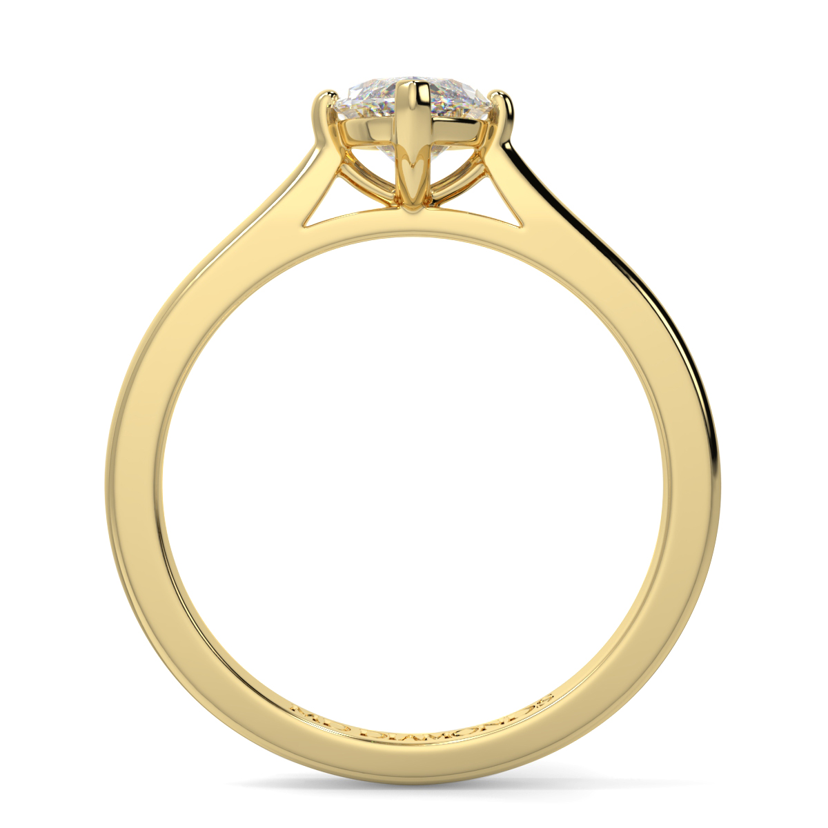 Solitaire 4 Claw Marquise Ring