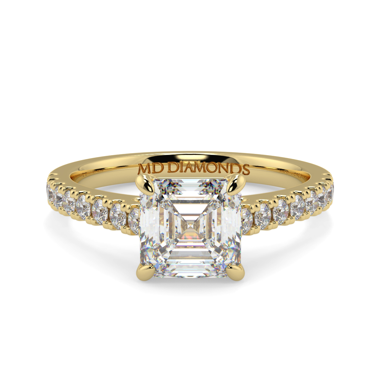 Asher Microset  Diamond Ring