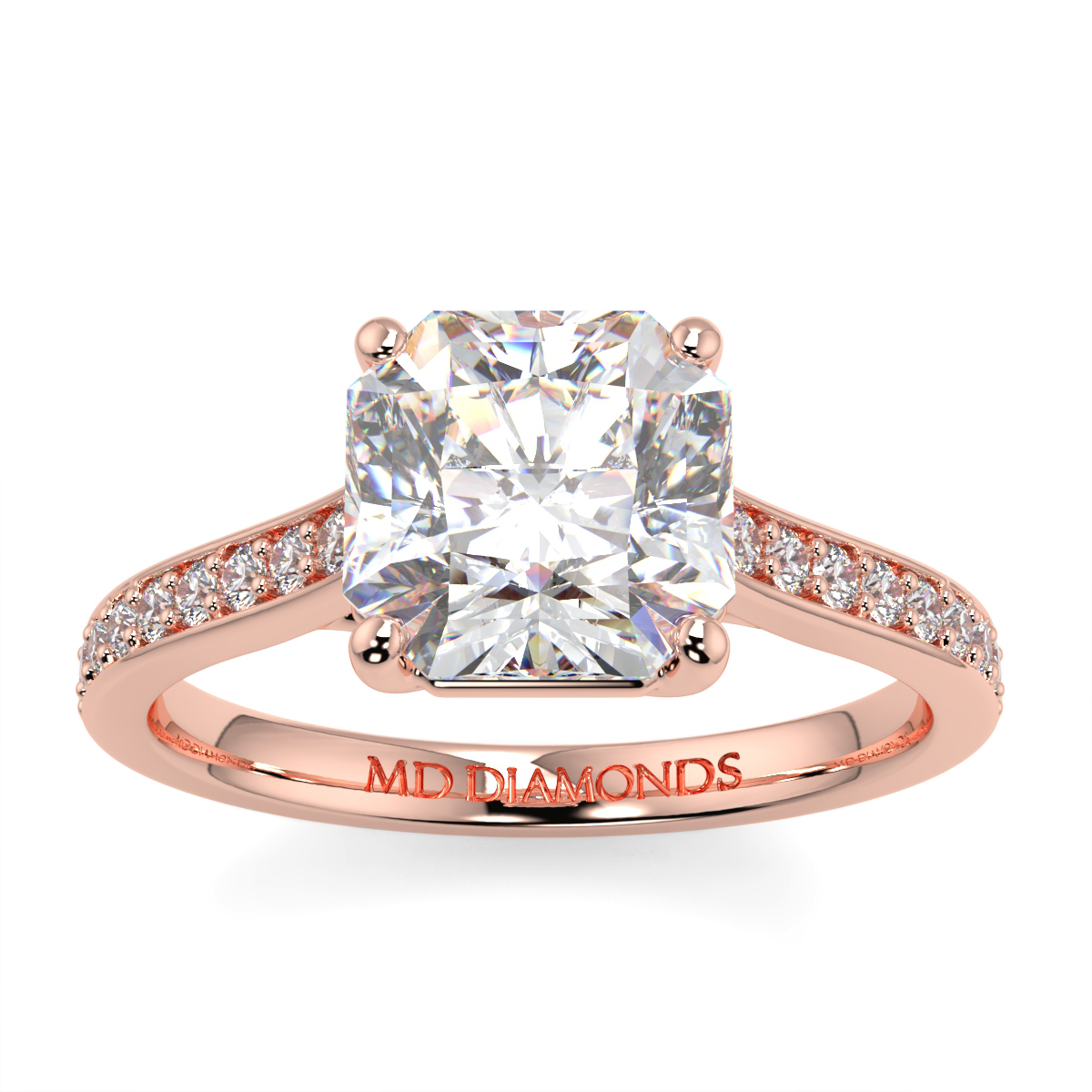 Asher Pave Set Dimaond Ring