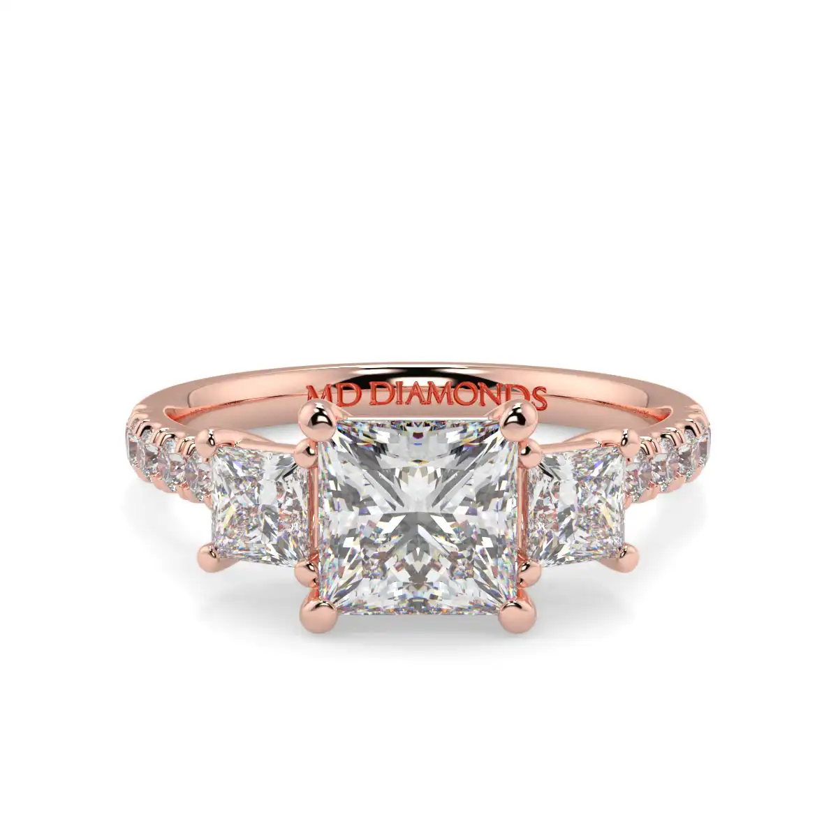 Princess  Microset Trilogy Ring