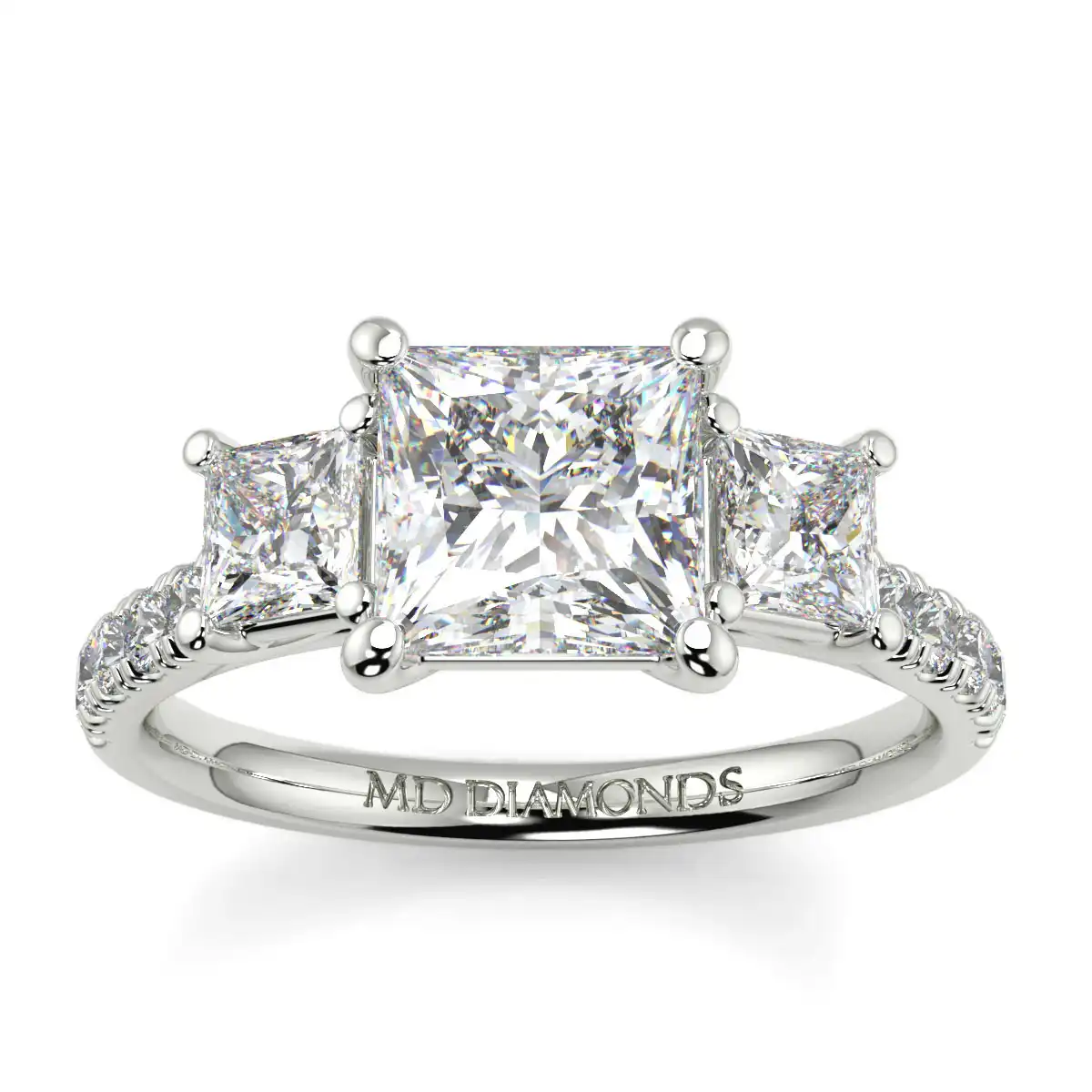 Princess  Microset Trilogy Ring