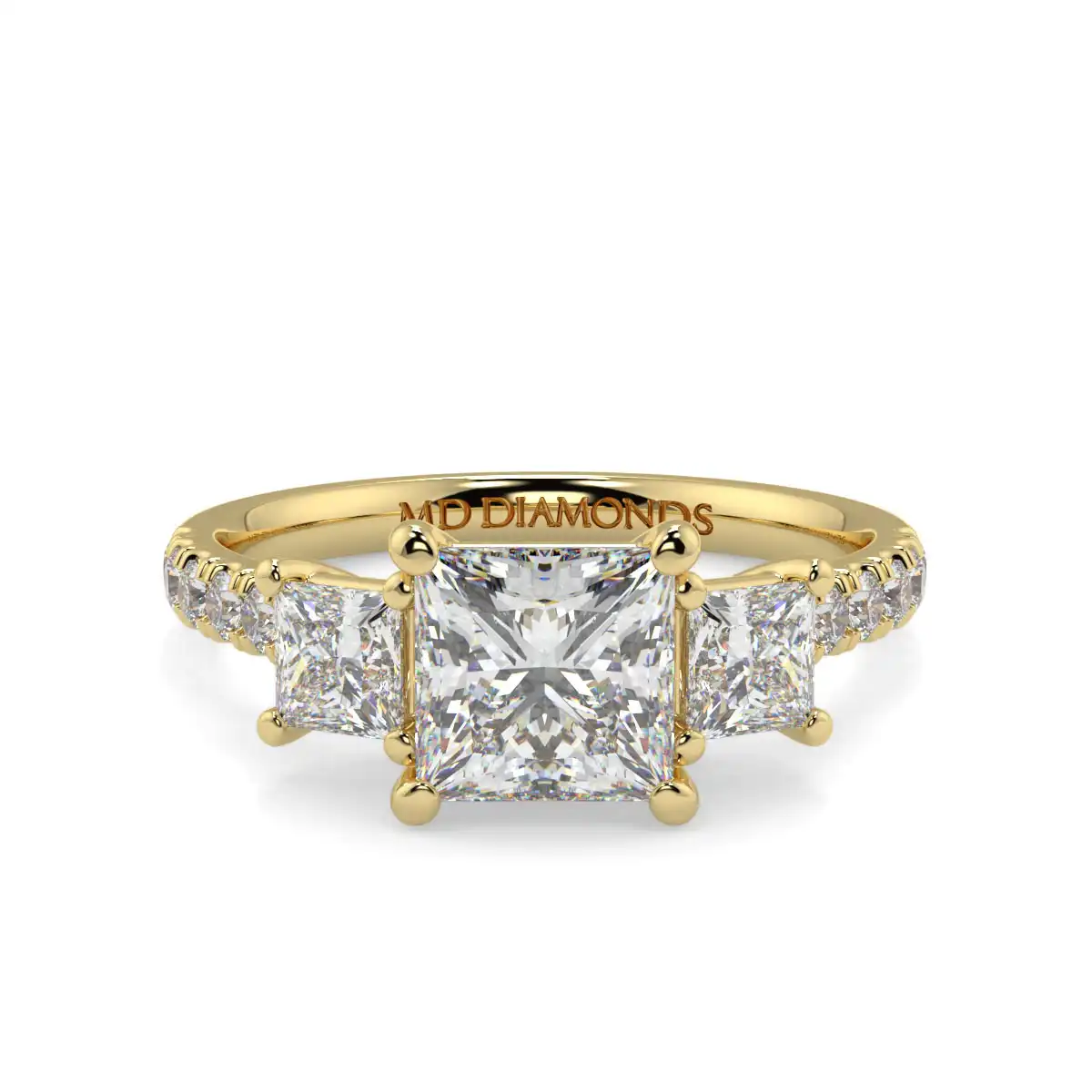 Princess  Microset Trilogy Ring
