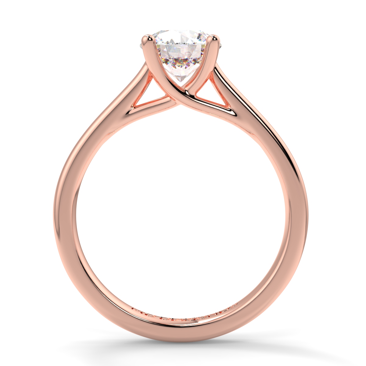 Round Solitaire  Diamond Ring