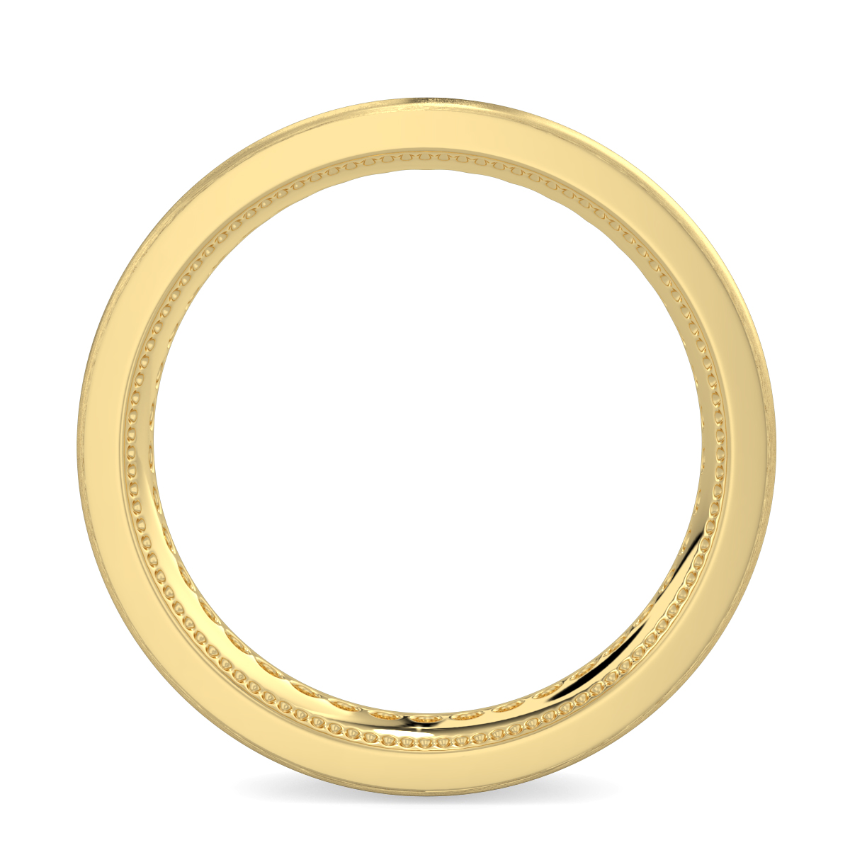 Men's Pave Set Diamond Wedding Band