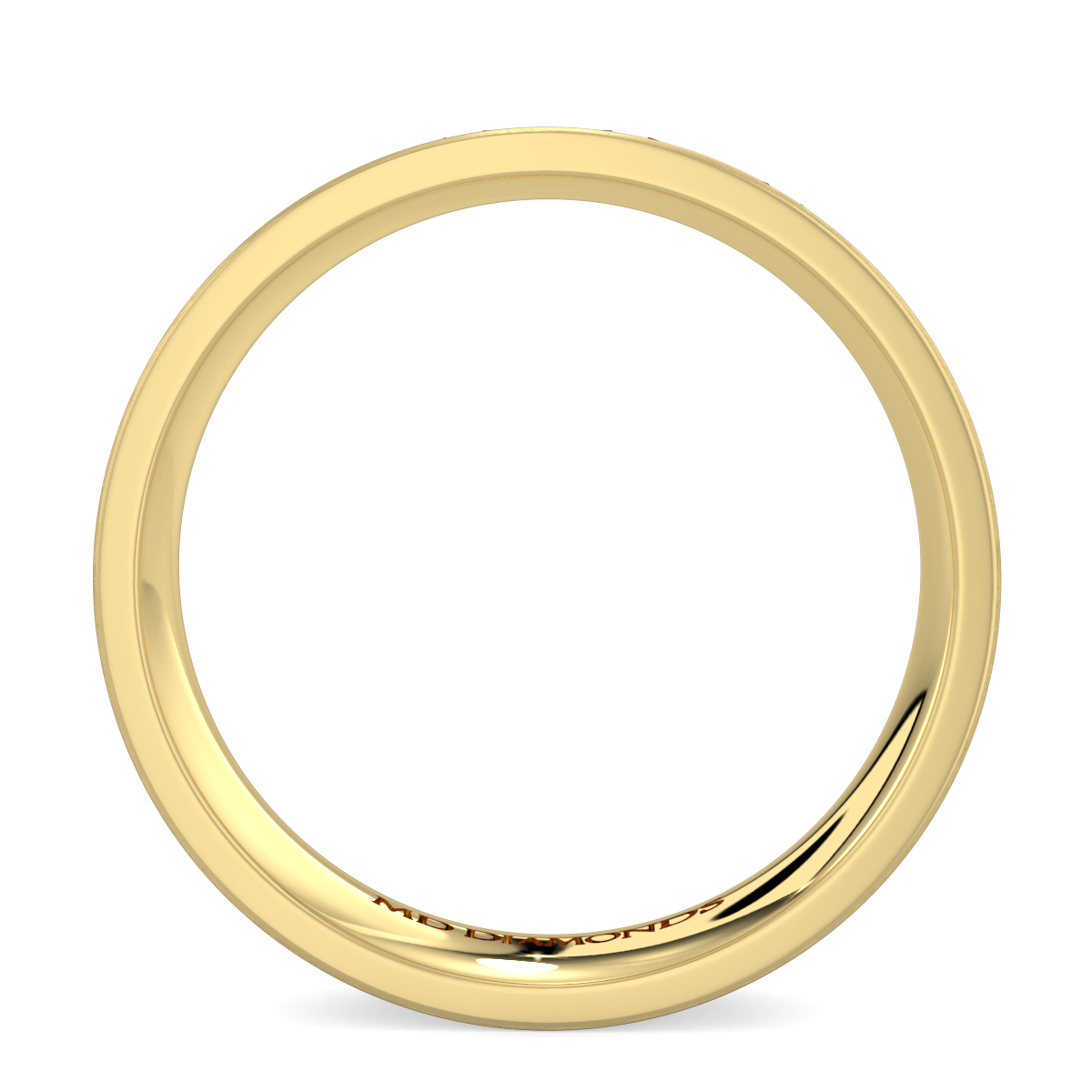 Men's Channel Set Baguette Diamond Wedding Band