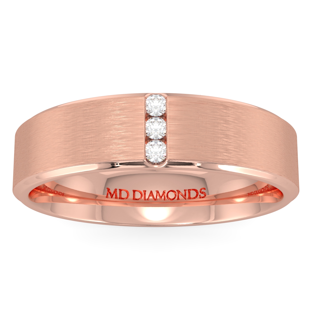 Men's Channel Set Diamond Wedding Band