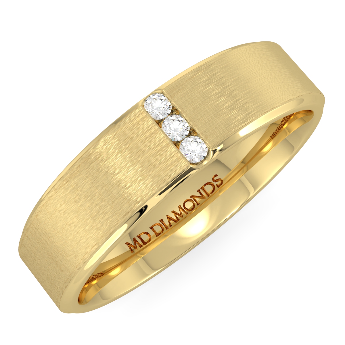 Men's Channel Set Diamond Wedding Band