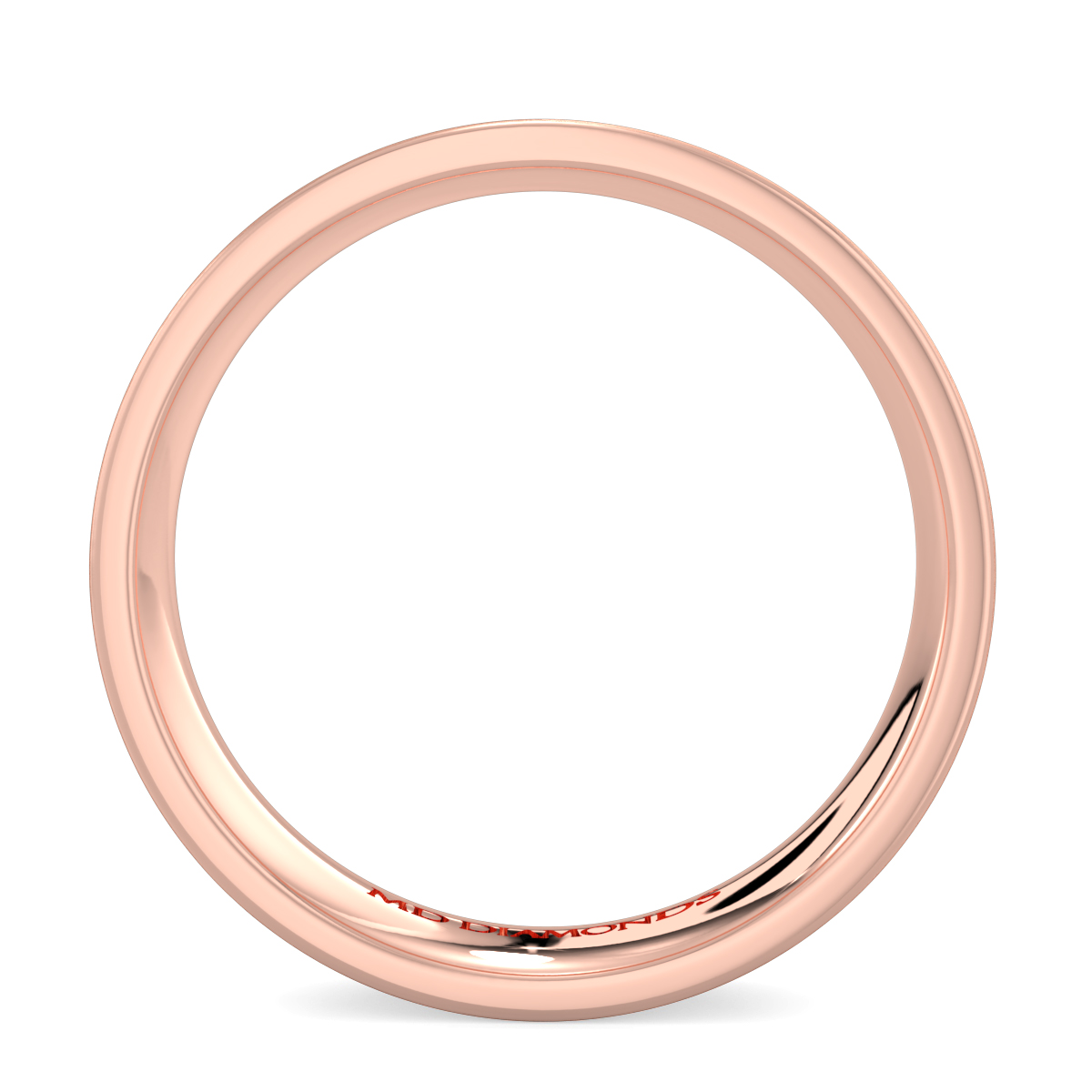 Men's Centre Grooved, Matt Finsih Wedding Band