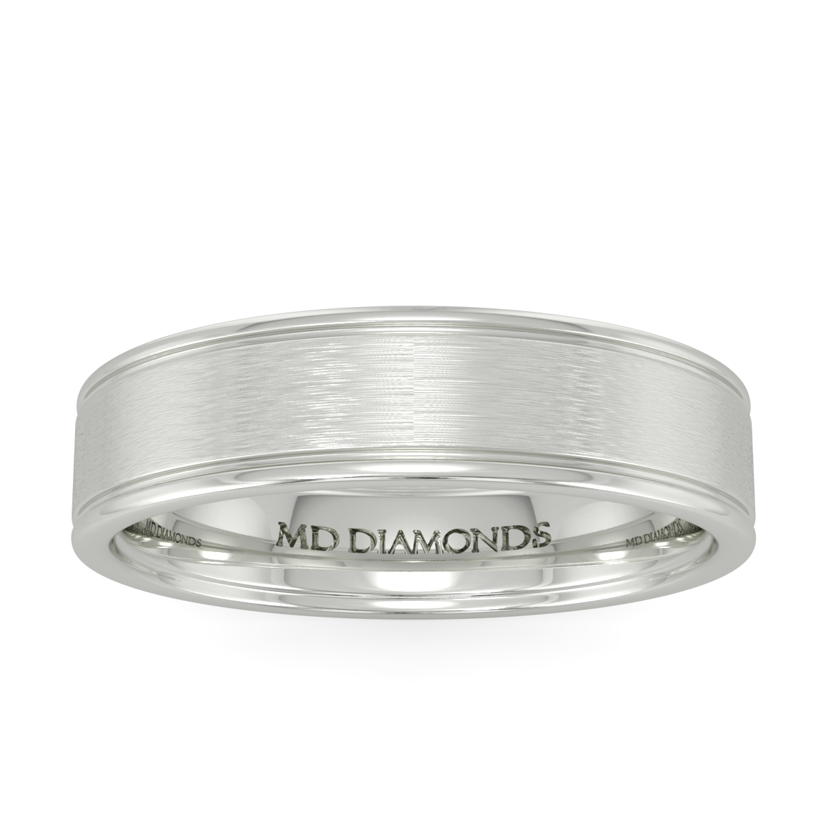 Men's Flat Court Double Grooved  Matt Finsih Band