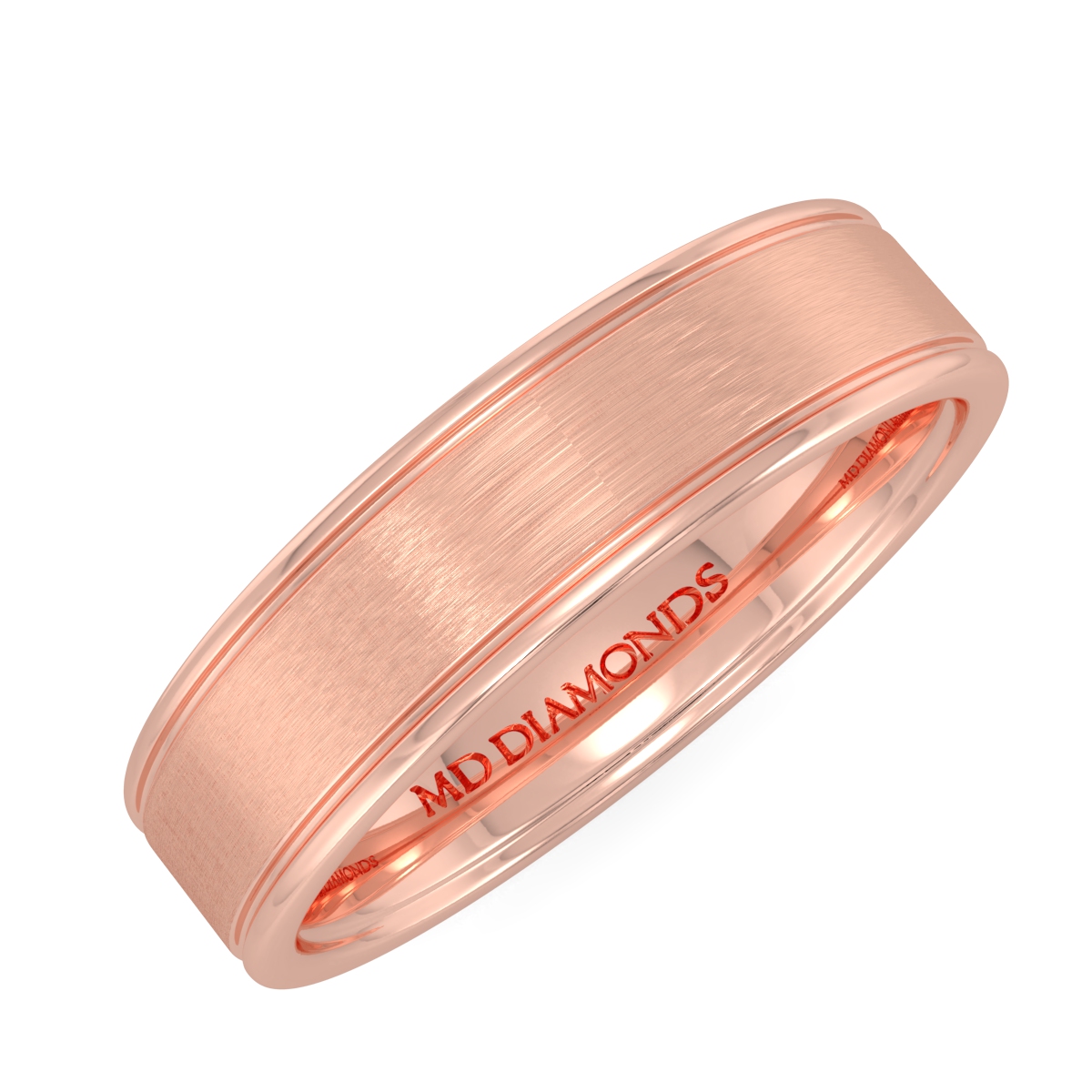 Men's Flat Court Double Grooved  Matt Finsih Band