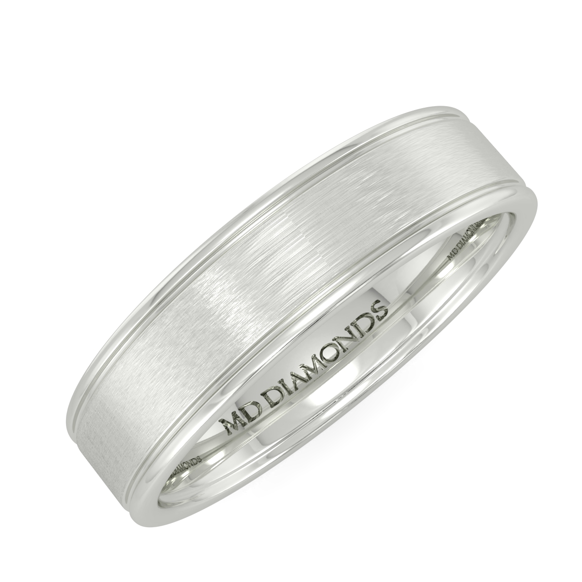Men's Flat Court Double Grooved  Matt Finsih Band