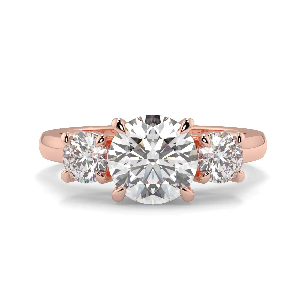 Round Trilogy Ring