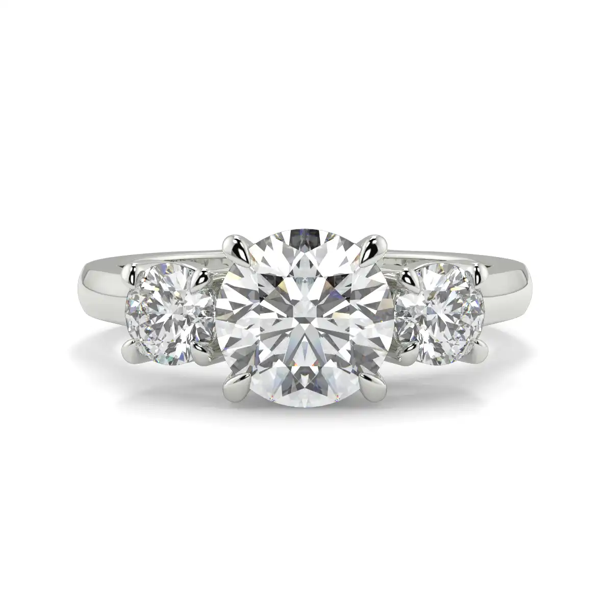 Round Trilogy Ring