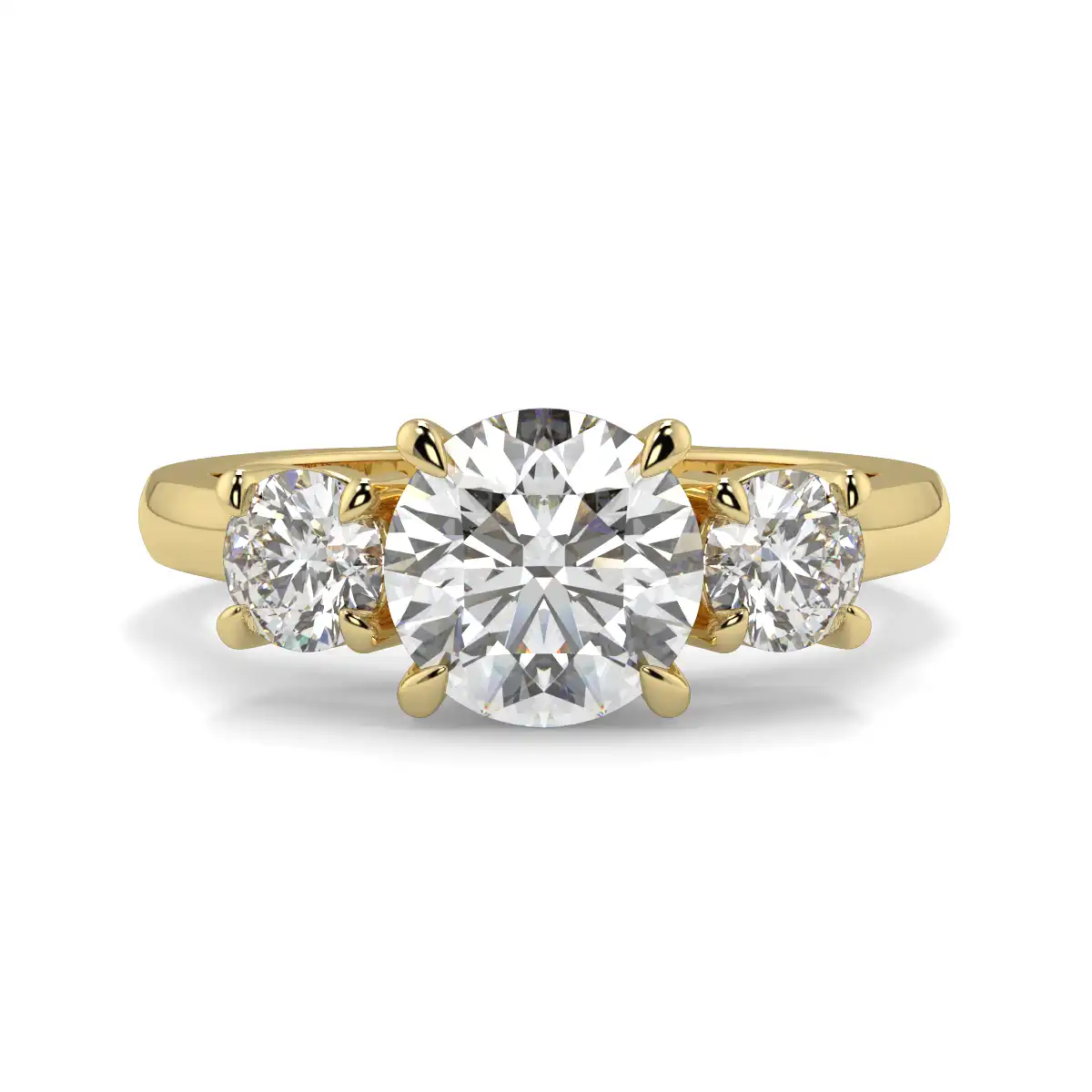 Round Trilogy Ring